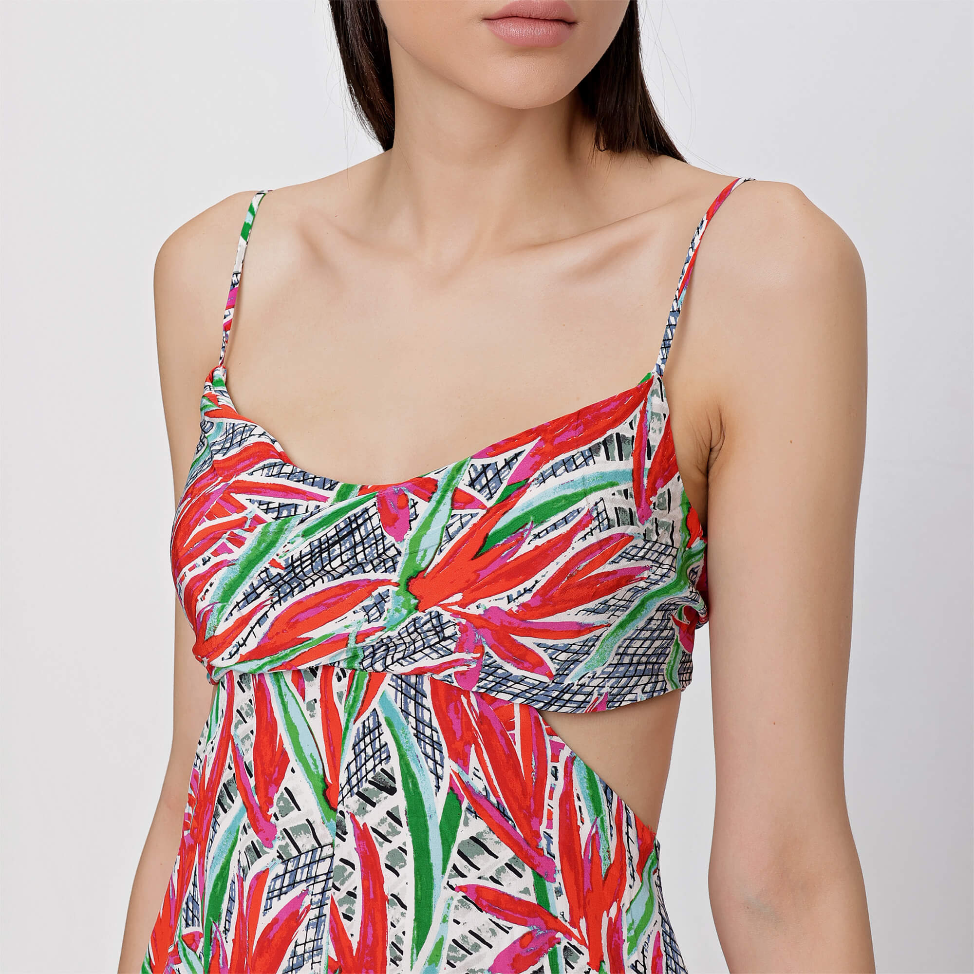 Kenzo - Multicolor Floral Mini Jumpsuit